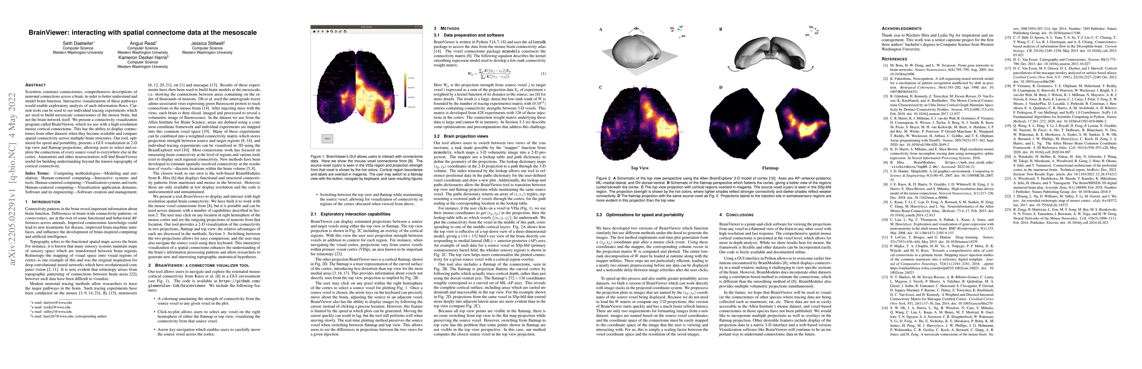 Thumbnail for BrainViewer: interacting with spatial connectome data at the mesoscale
