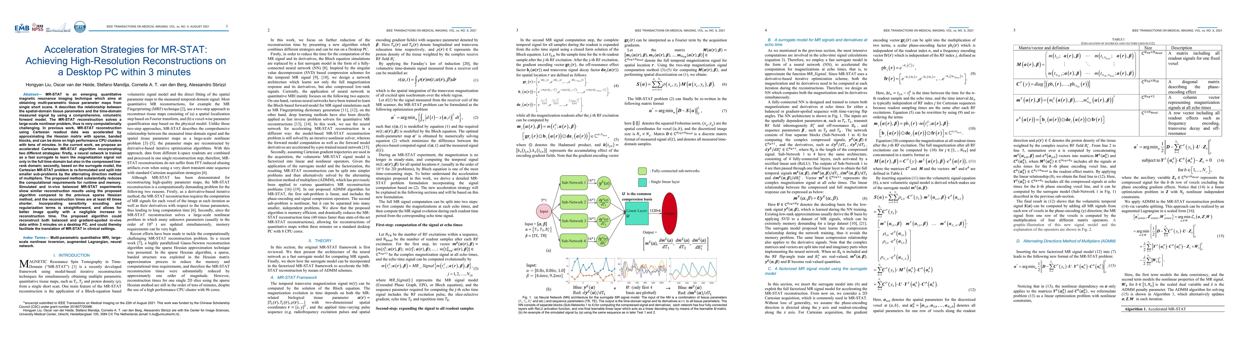 Thumbnail for Acceleration Strategies for MR-STAT: Achieving High-Resolution
  Reconstructions on a Desktop PC within 3 minutes
