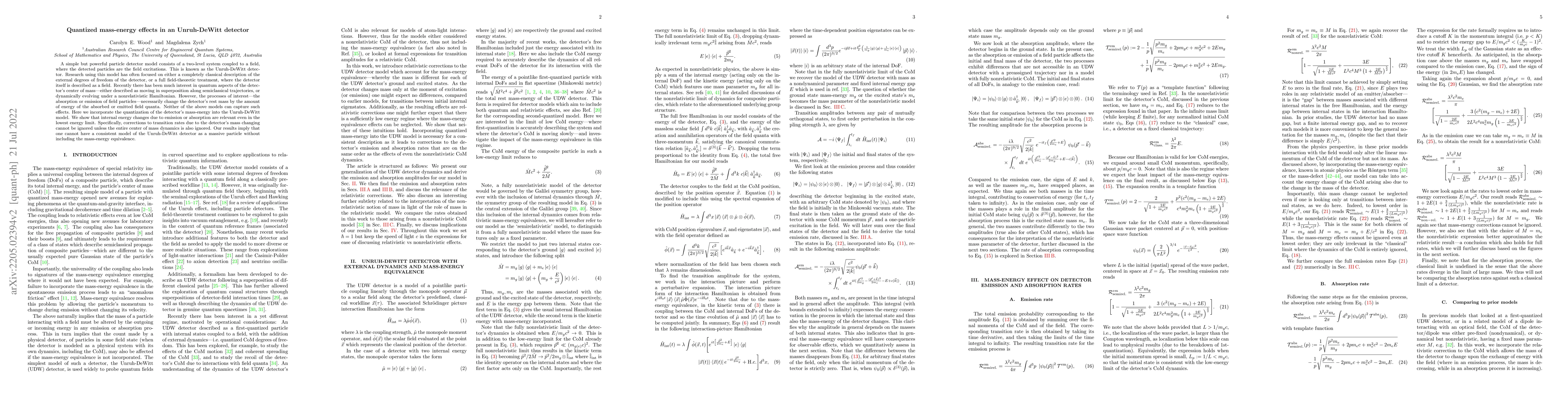 Thumbnail for Quantized mass-energy effects in an Unruh-DeWitt detector