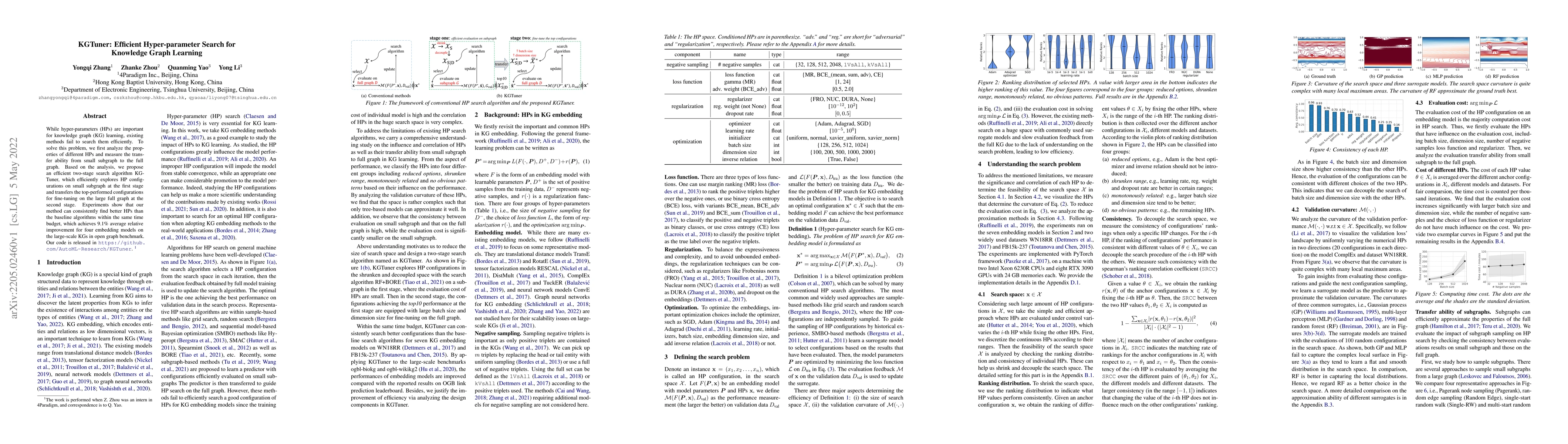 Thumbnail for KGTuner: Efficient Hyper-parameter Search for Knowledge Graph Learning