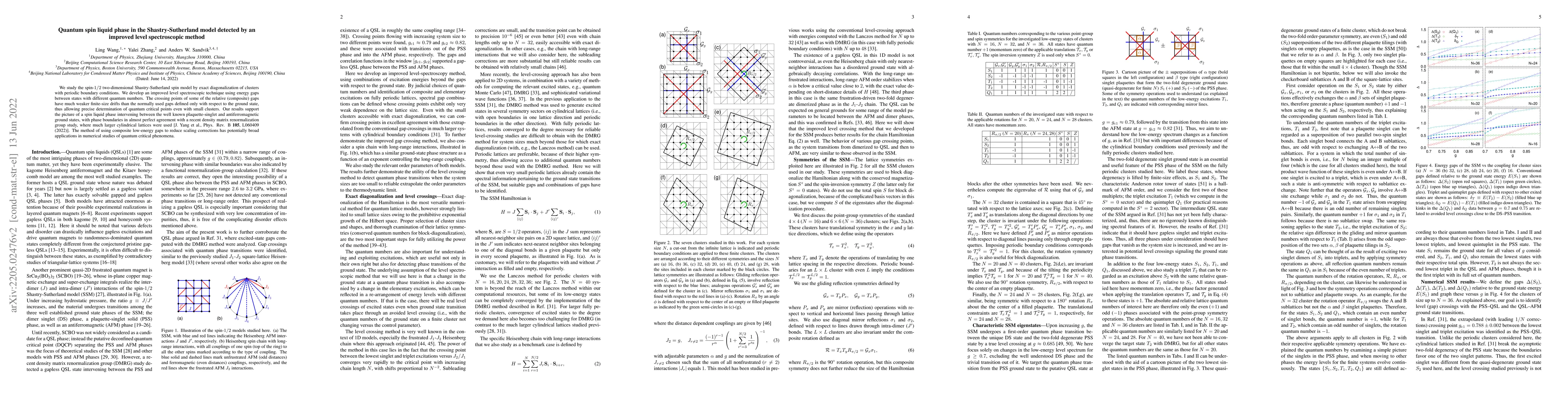 Thumbnail for Quantum spin liquid phase in the Shastry-Sutherland model detected by an
  improved level spectroscopic method