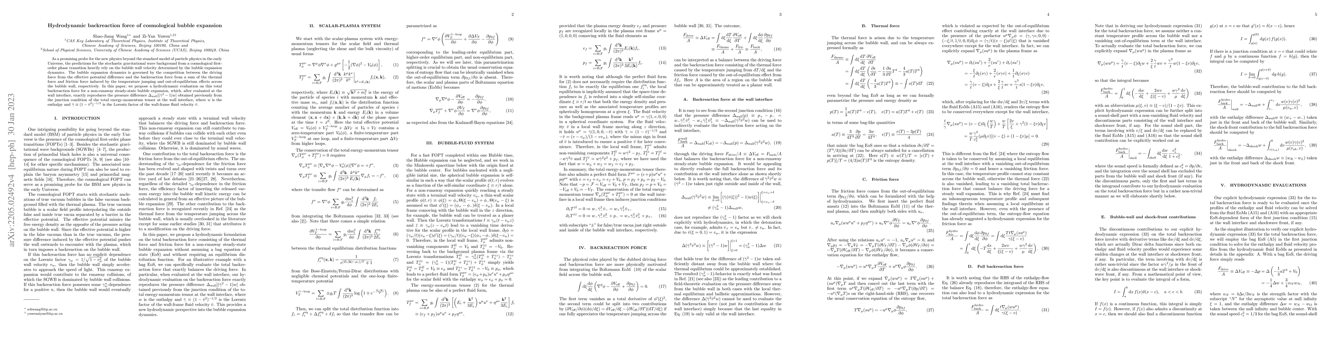 Thumbnail for Hydrodynamic backreaction force of cosmological bubble expansion
