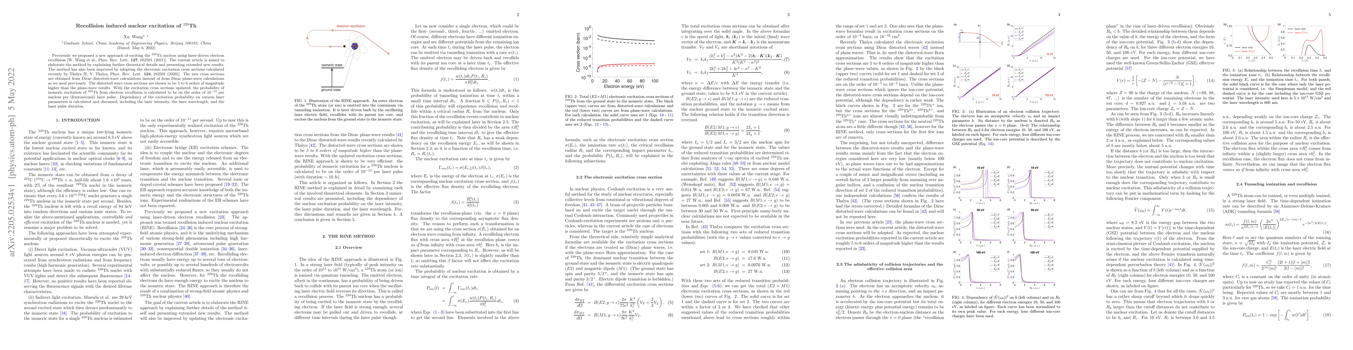 Thumbnail for Recollision induced nuclear excitation of $^{229}$Th