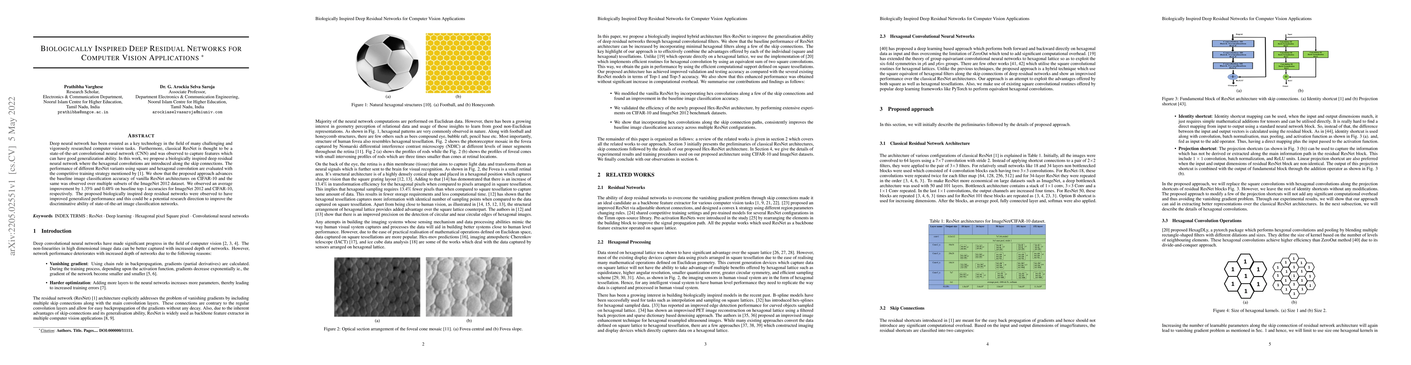 Thumbnail for Biologically inspired deep residual networks for computer vision
  applications
