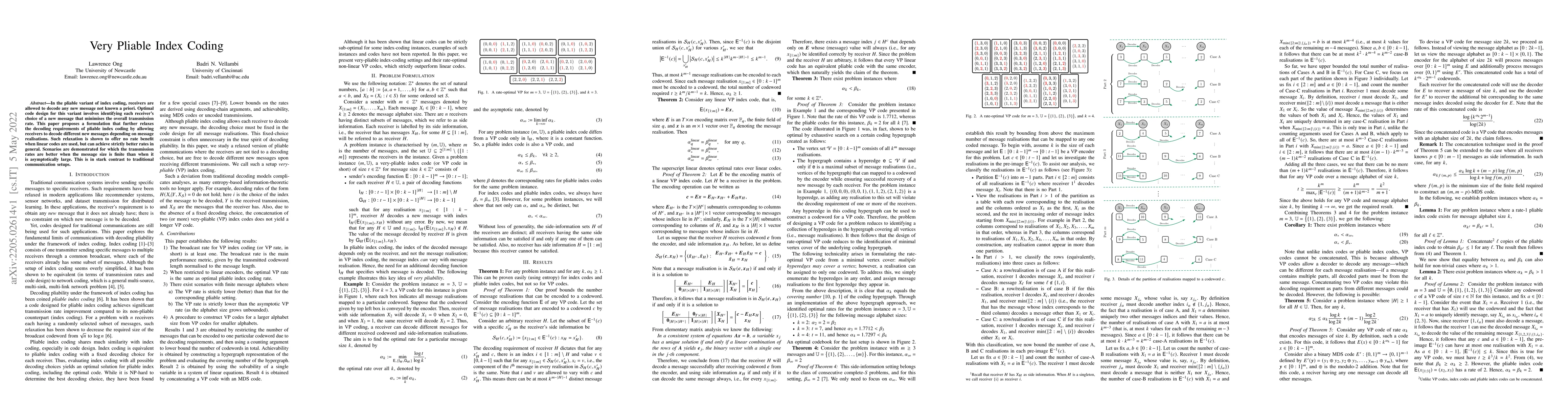 Thumbnail for Very Pliable Index Coding