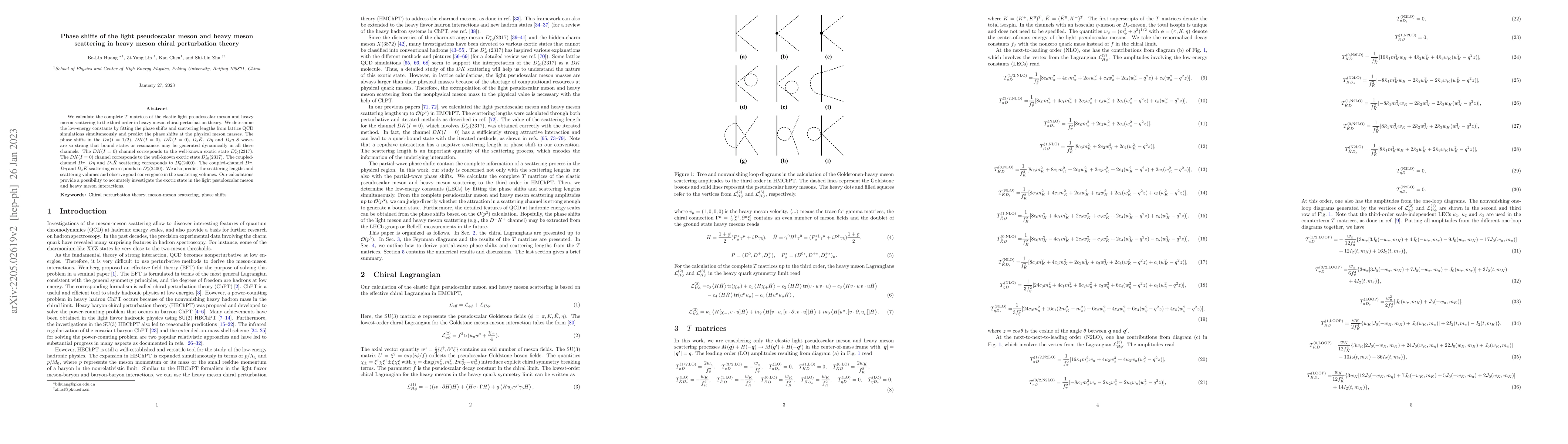 Thumbnail for Phase shifts of the light pseudoscalar meson and heavy meson scattering
  in heavy meson chiral perturbation theory