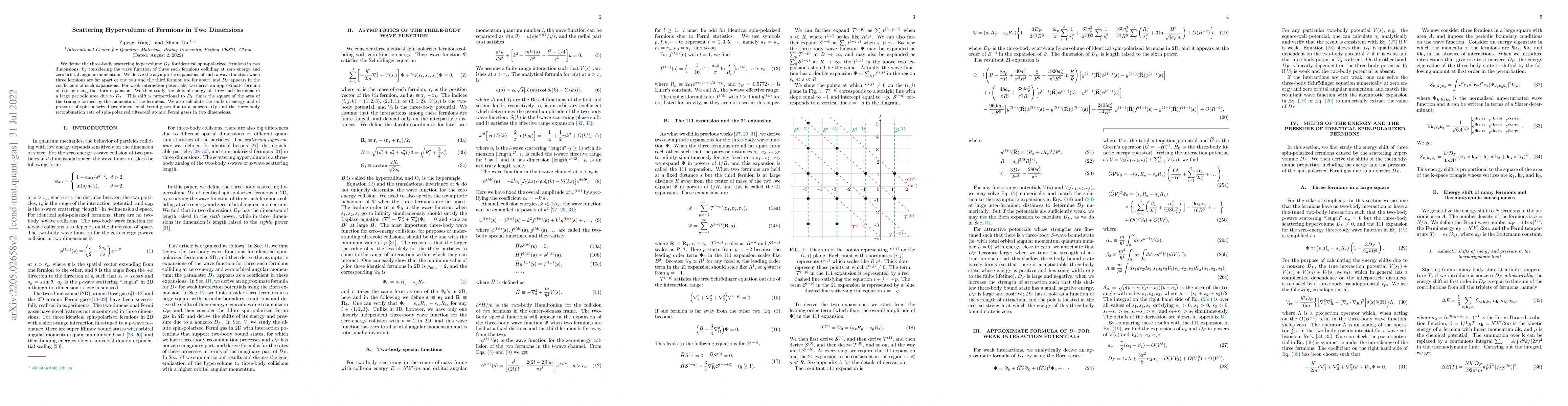 Thumbnail for Scattering Hypervolume of Fermions in Two Dimensions