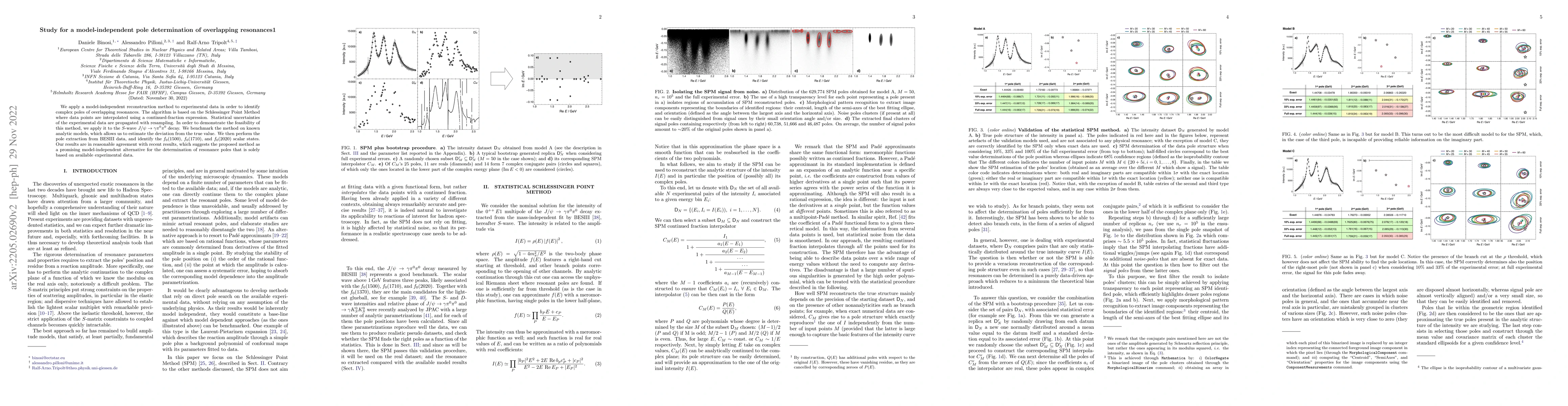 Thumbnail for Study for a model-independent pole determination of overlapping
  resonances