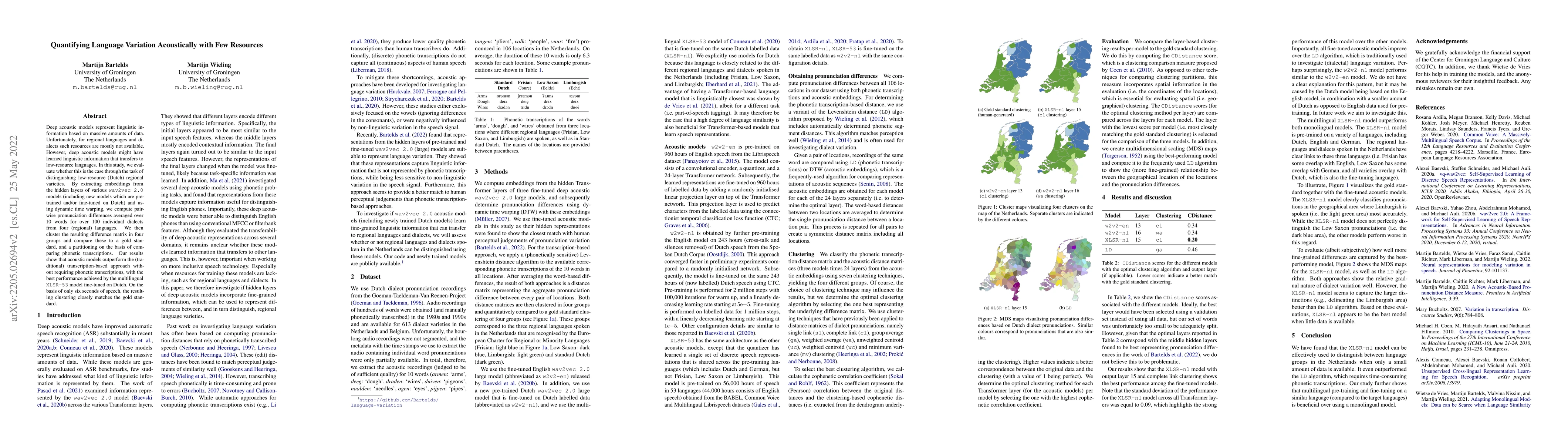Thumbnail for Quantifying Language Variation Acoustically with Few Resources