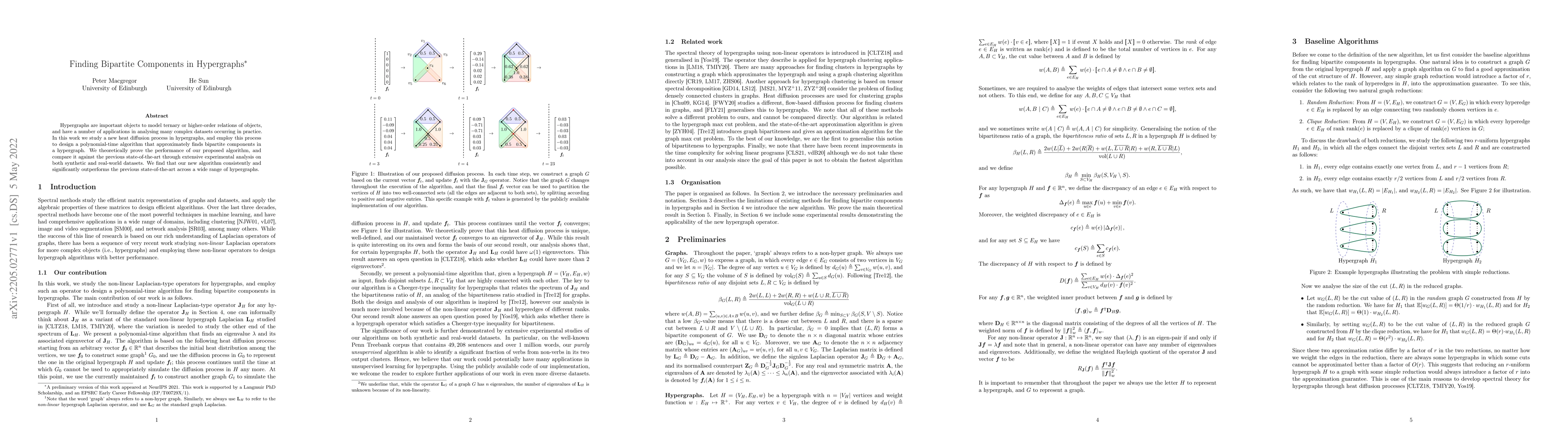 Thumbnail for Finding Bipartite Components in Hypergraphs