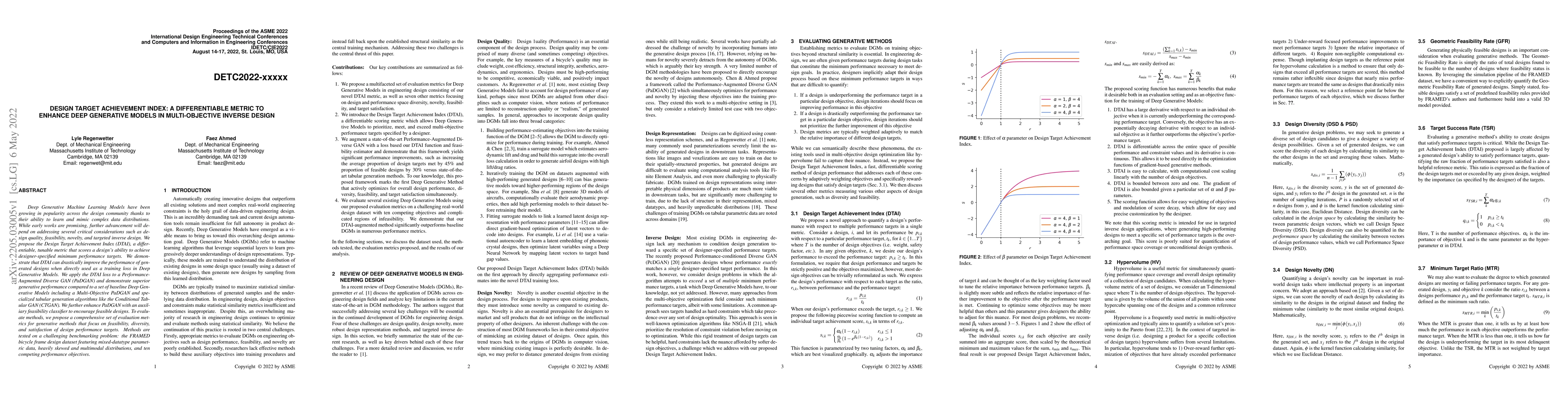 Thumbnail for Design Target Achievement Index: A Differentiable Metric to Enhance Deep
  Generative Models in Multi-Objective Inverse Design