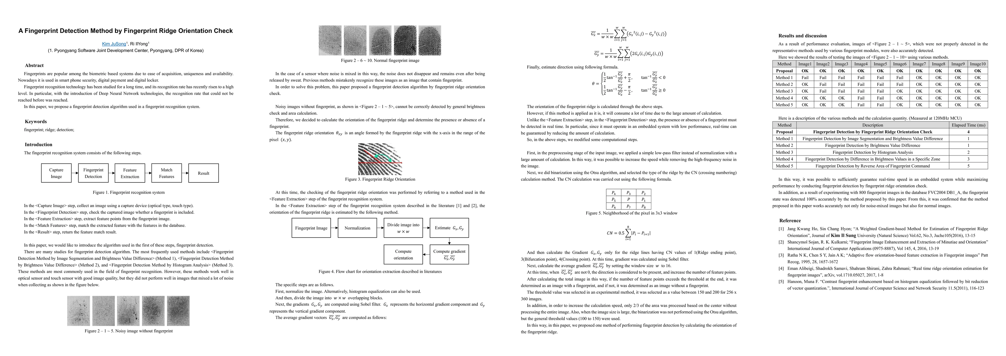 Thumbnail for A Fingerprint Detection Method by Fingerprint Ridge Orientation Check