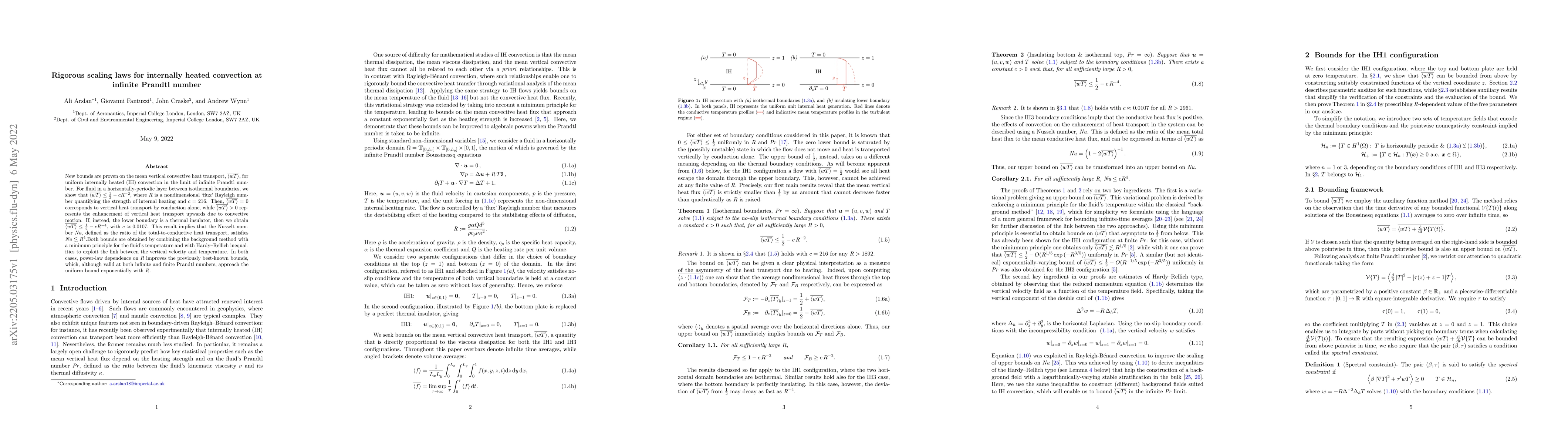 Thumbnail for Rigorous scaling laws for internally heated convection at infinite
  Prandtl number