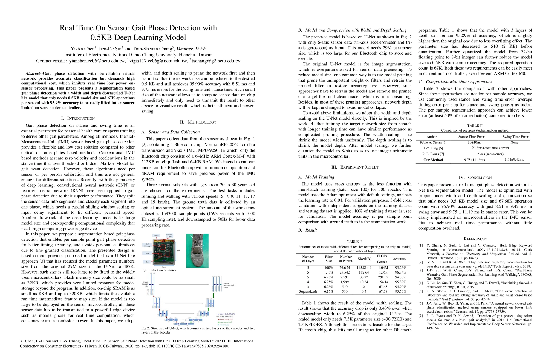 Thumbnail for Real Time On Sensor Gait Phase Detection with 0.5KB Deep Learning Model