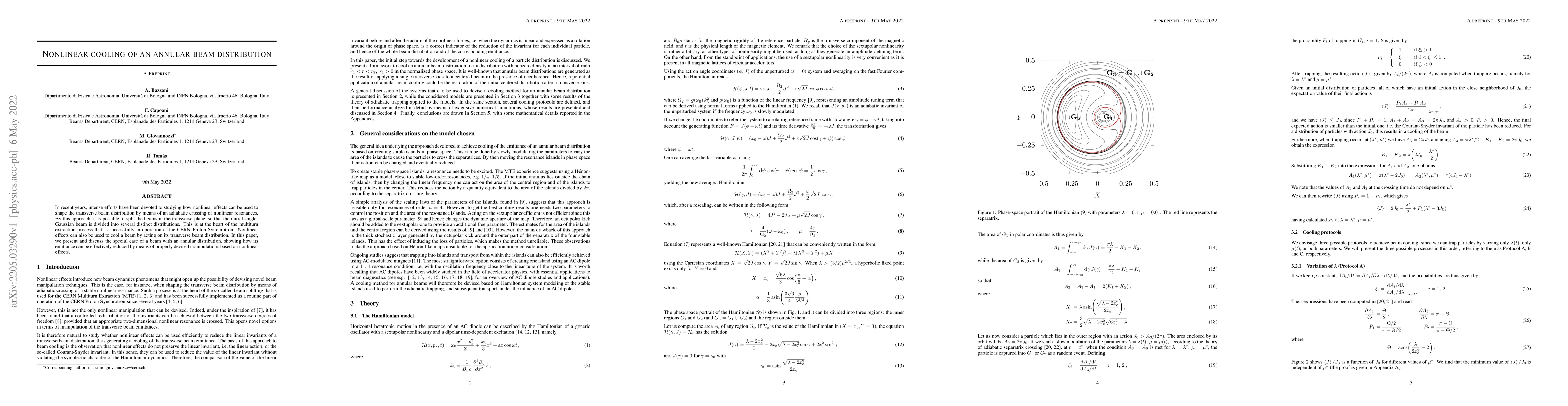 Thumbnail for Nonlinear cooling of an annular beam distribution