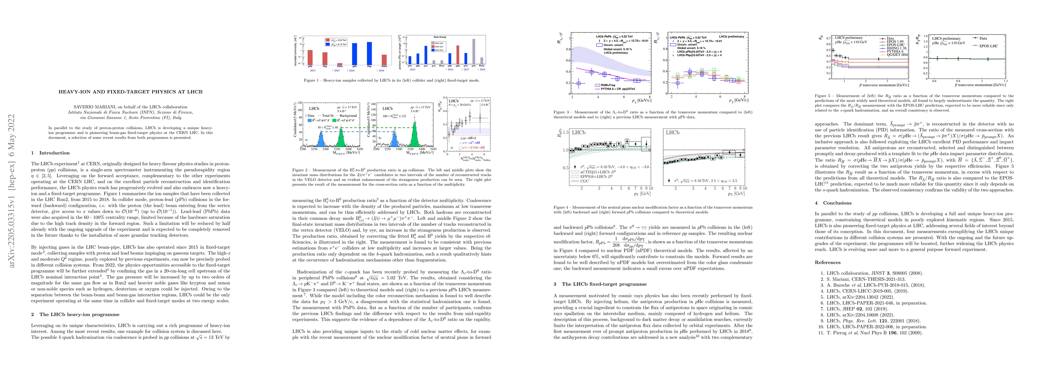 Thumbnail for Heavy-ion and fixed-target physics at LHCb