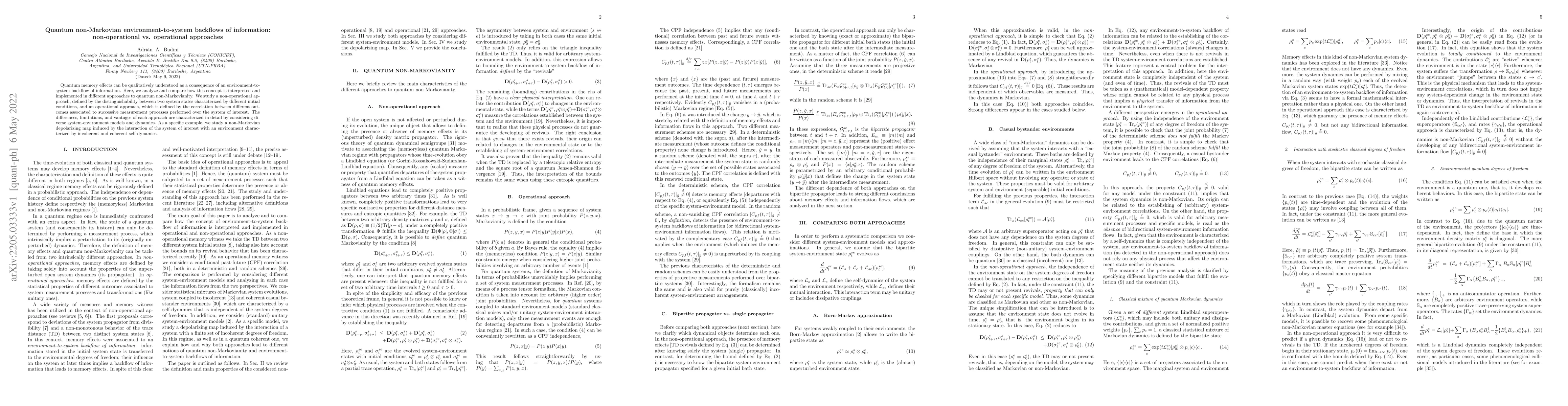 Thumbnail for Quantum non-Markovian environment-to-system backflows of information:
  non-operational vs. operational approaches