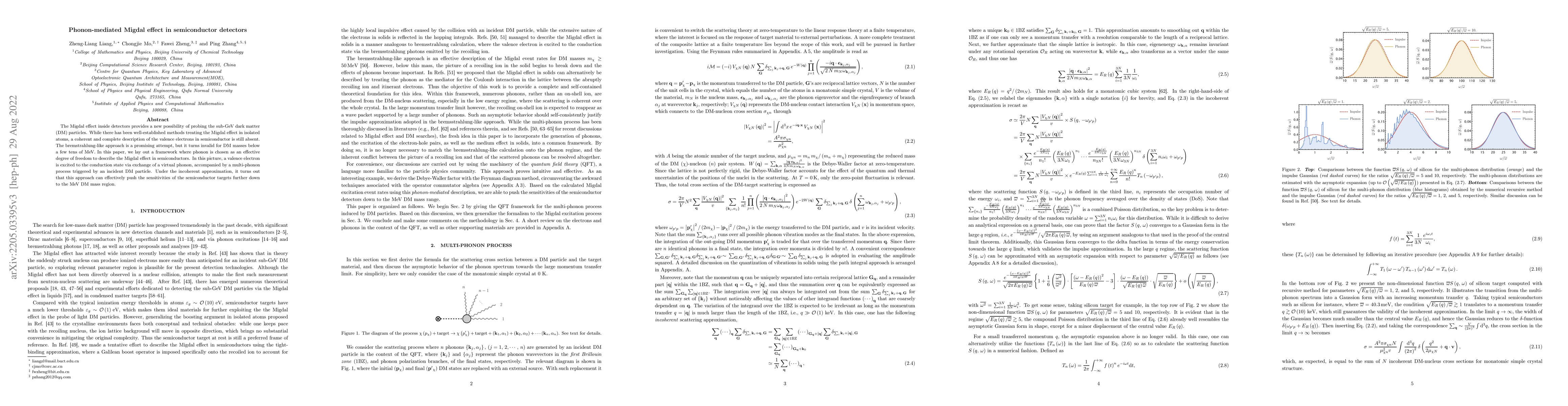 Thumbnail for Phonon-mediated Migdal effect in semiconductor detectors