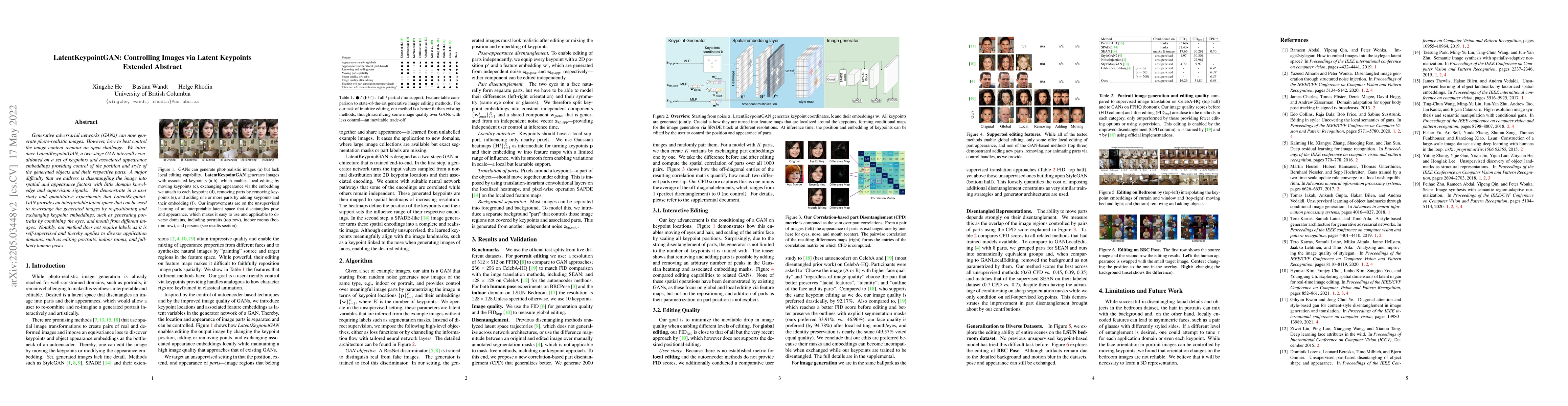 Thumbnail for LatentKeypointGAN: Controlling Images via Latent Keypoints -- Extended
  Abstract