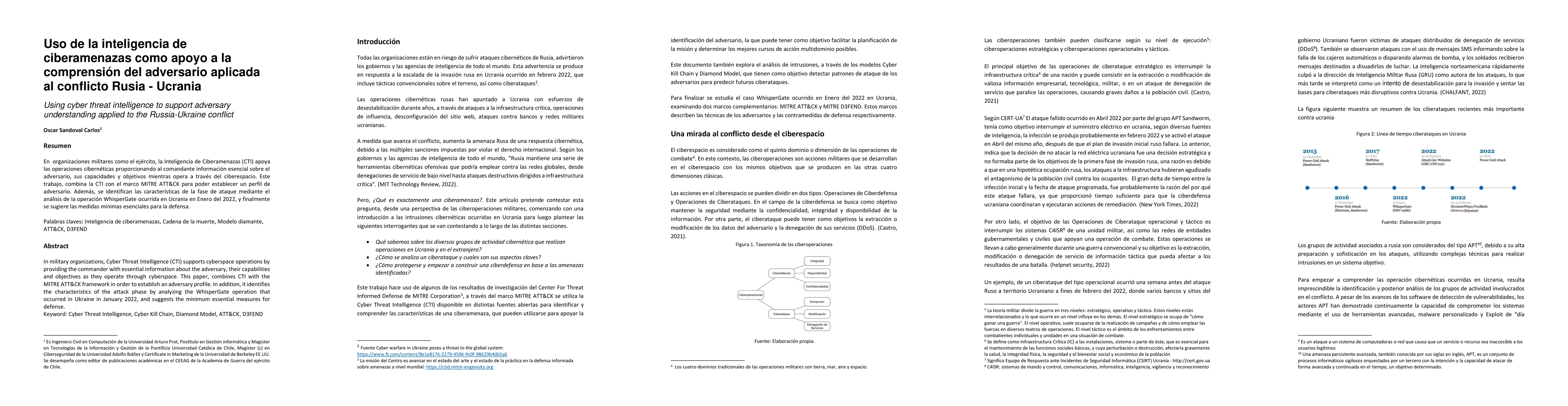 Thumbnail for Using cyber threat intelligence to support adversary understanding
  applied to the Russia-Ukraine conflict