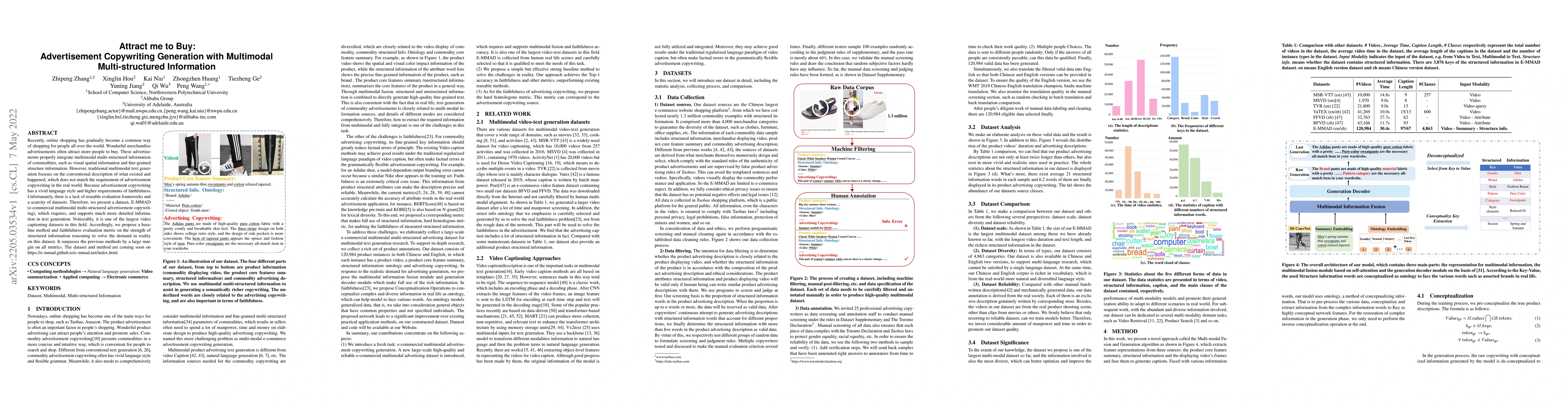 Thumbnail for Attract me to Buy: Advertisement Copywriting Generation with Multimodal
  Multi-structured Information