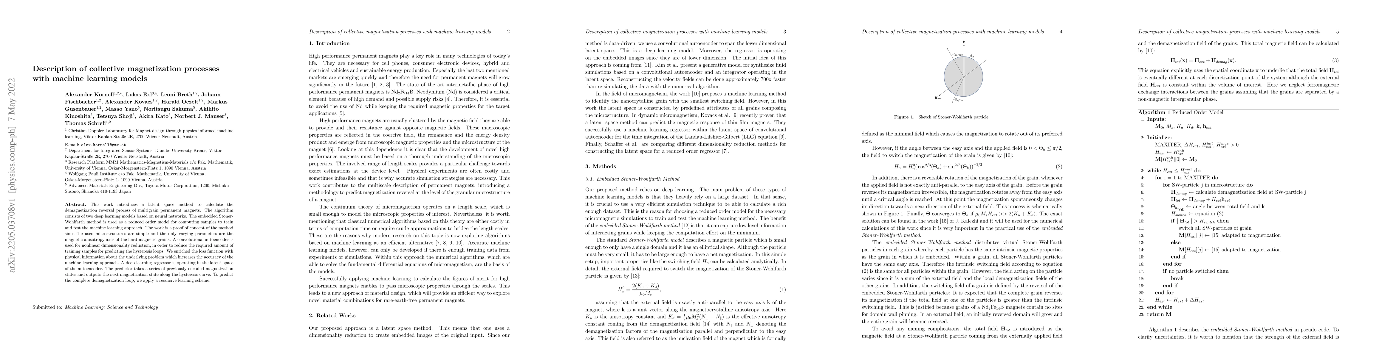 Thumbnail for Description of collective magnetization processes with machine learning
  models
