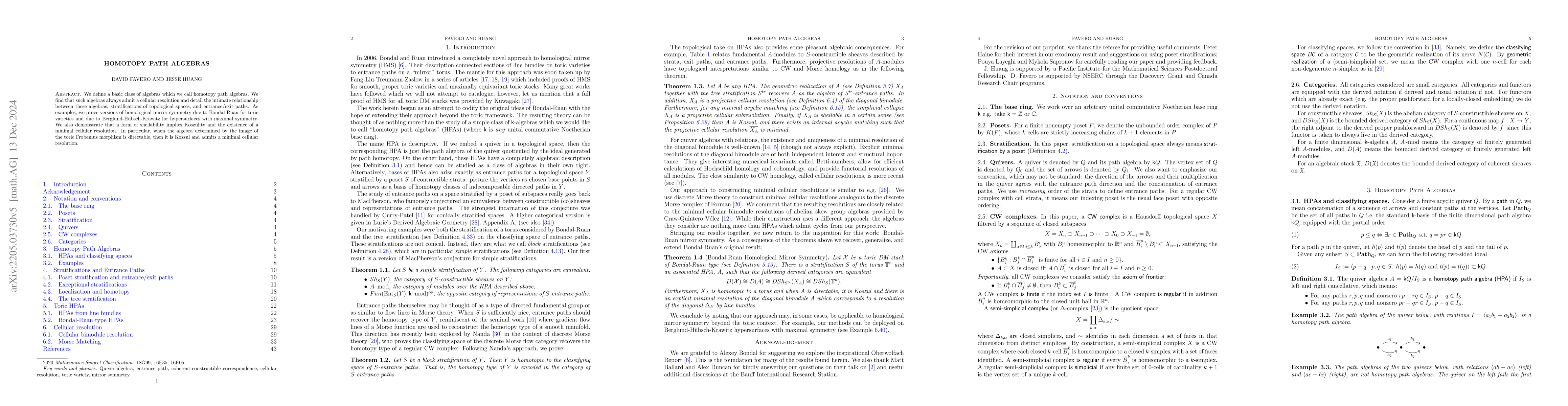 Thumbnail for Homotopy Path Algebras