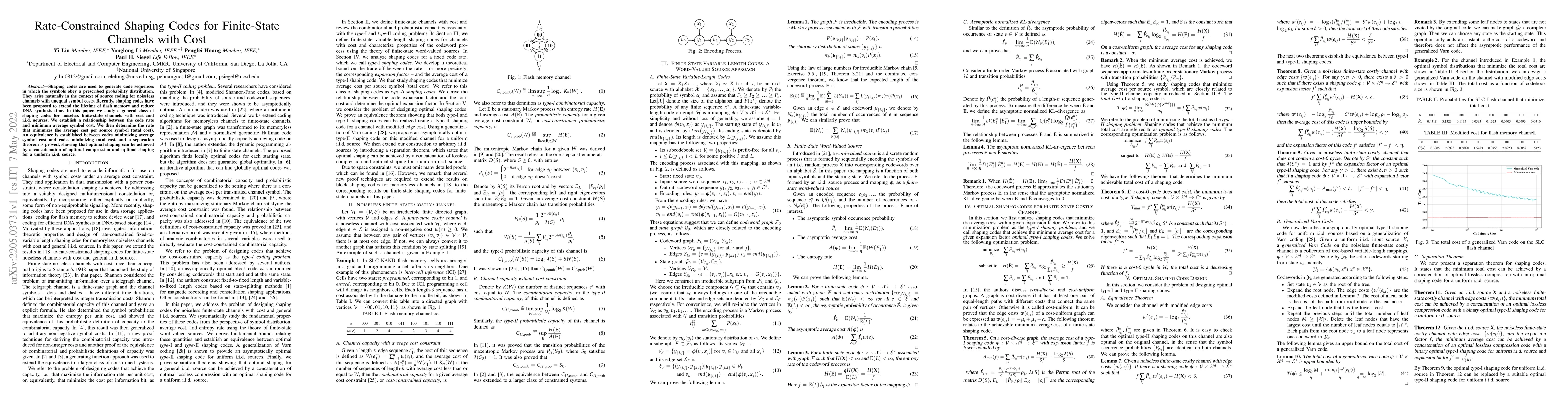 Thumbnail for Rate-Constrained Shaping Codes for Finite-State Channels With Cost