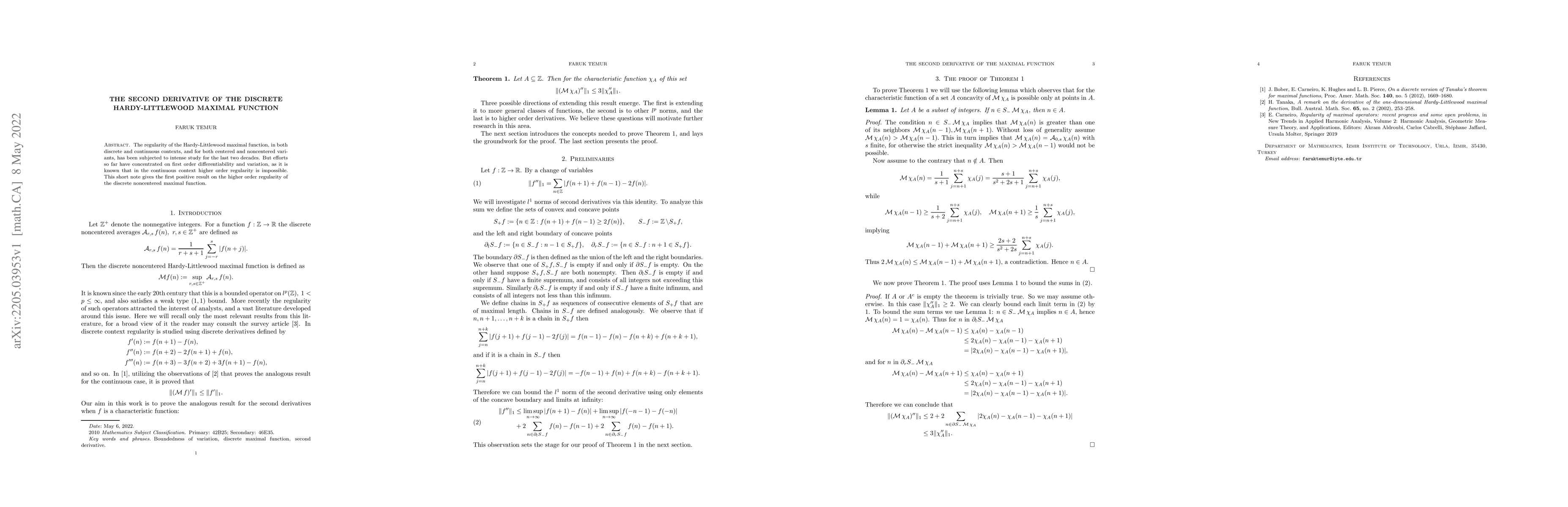 Thumbnail for The second derivative of the discrete Hardy-Littlewood maximal function