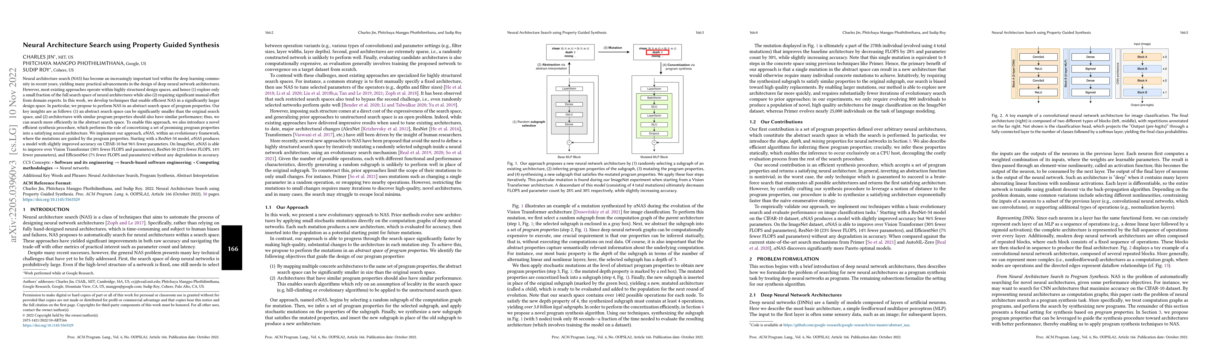 Thumbnail for Neural Architecture Search using Property Guided Synthesis