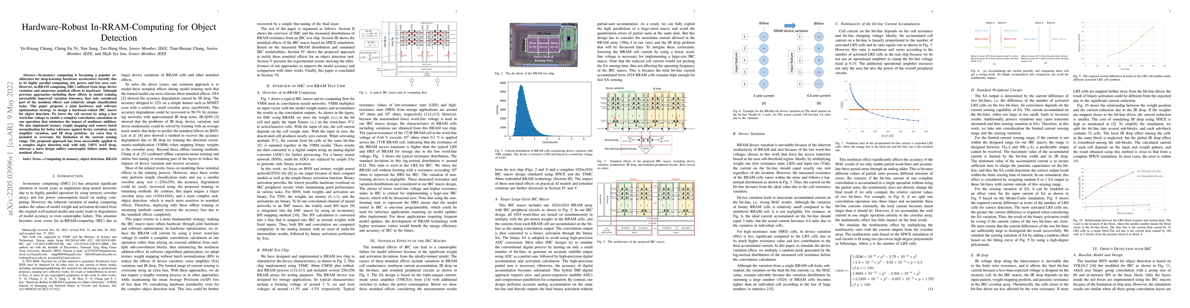 Thumbnail for Hardware-Robust In-RRAM-Computing for Object Detection