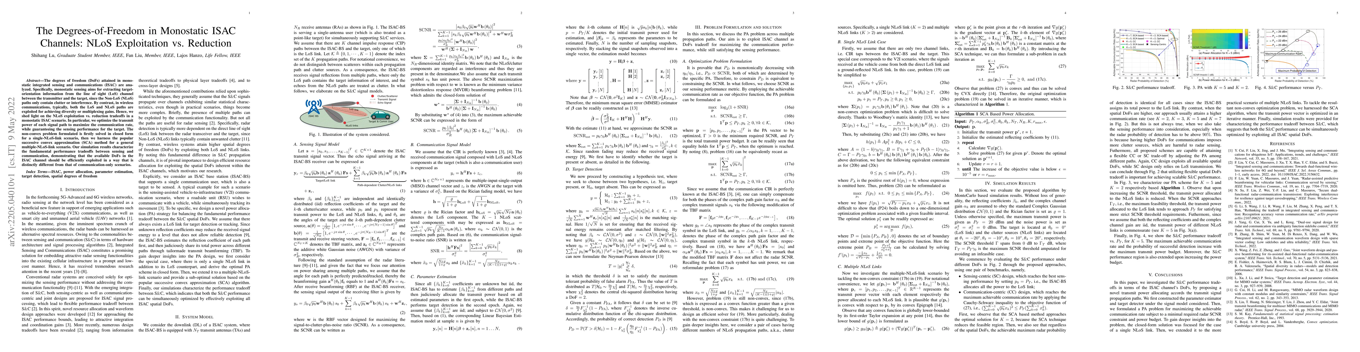Thumbnail for The Degrees-of-Freedom in Monostatic ISAC Channels: NLoS Exploitation
  vs. Reduction