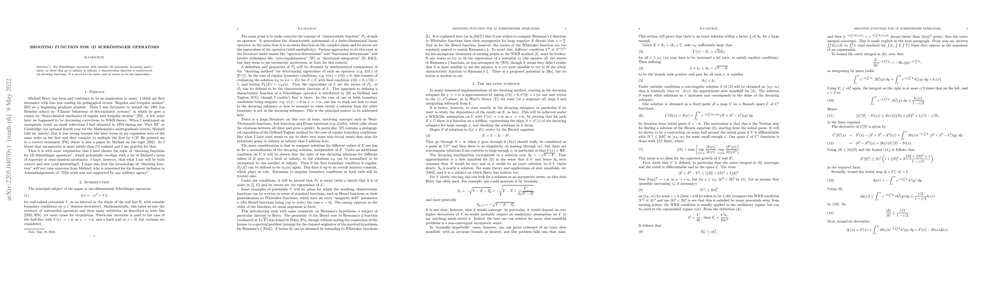 Thumbnail for Shooting function for 1D Schrodinger operators