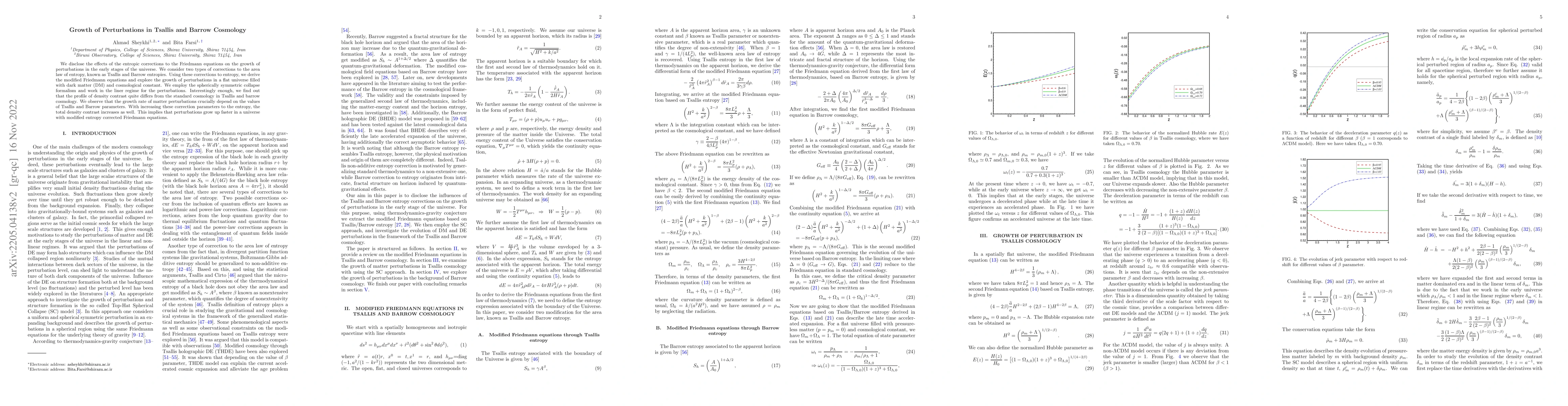 Thumbnail for Growth of Perturbations in Tsallis and Barrow Cosmology