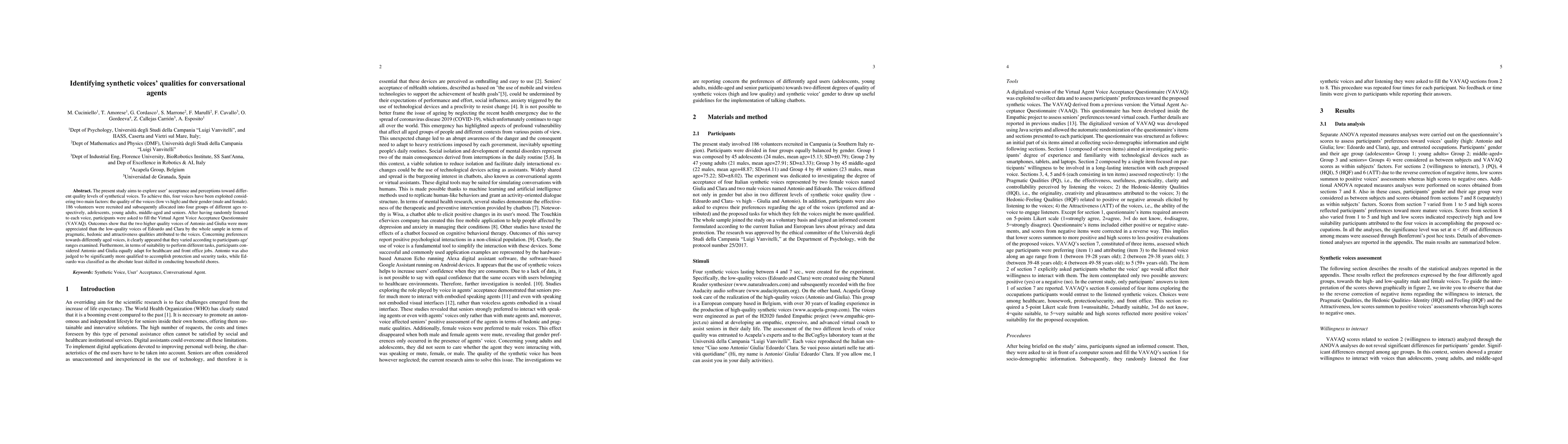 Thumbnail for Identifying synthetic voices qualities for conversational agents