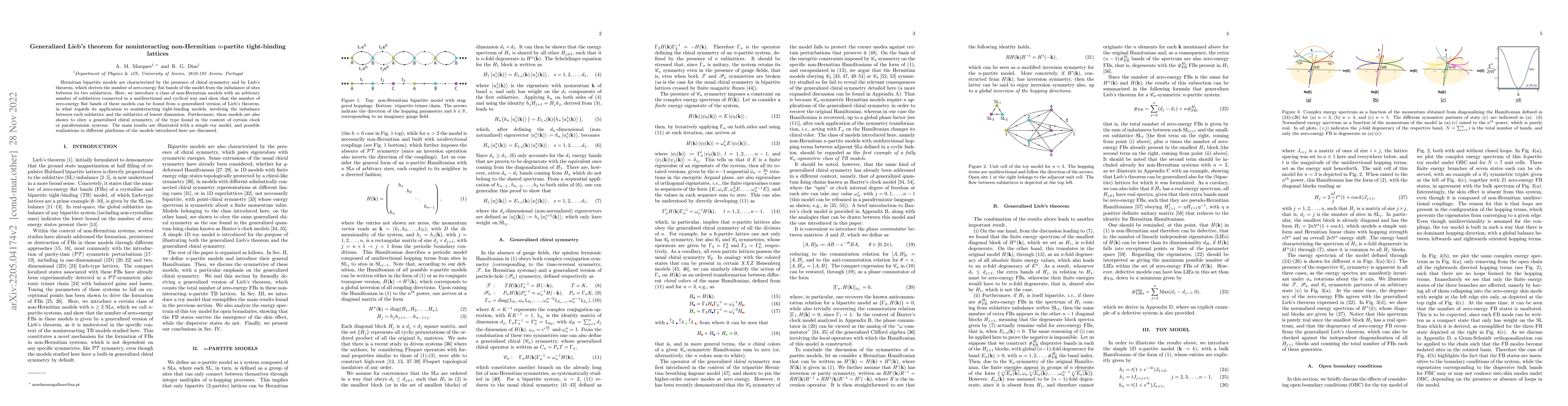 Thumbnail for Generalized Lieb's theorem for noninteracting non-Hermitian $n$-partite
  tight-binding lattices