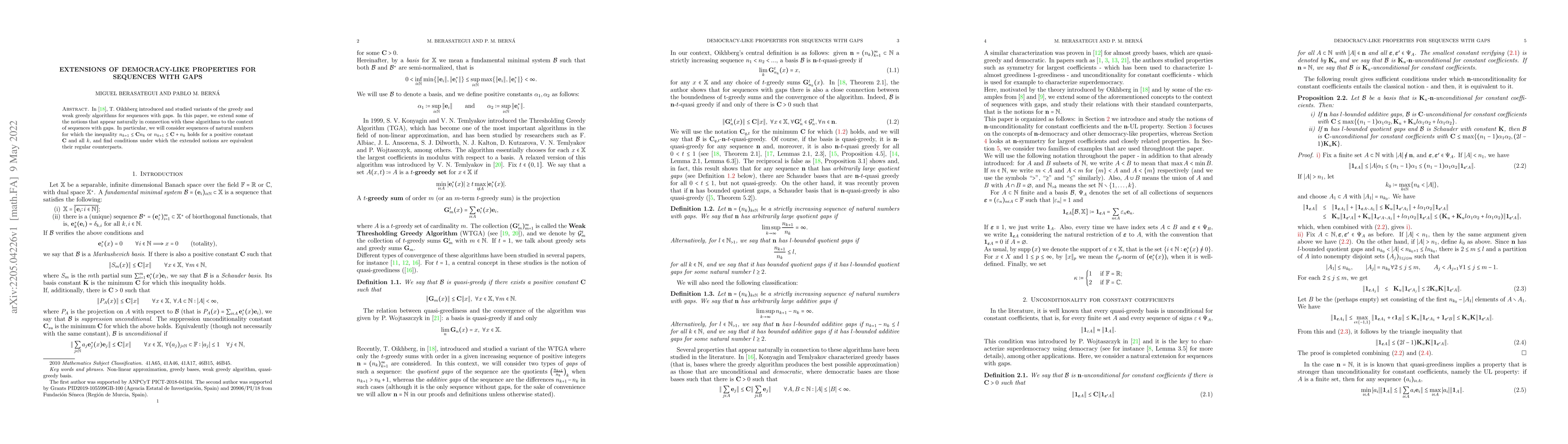 Thumbnail for Extensions of democracy-like properties for sequences with gaps