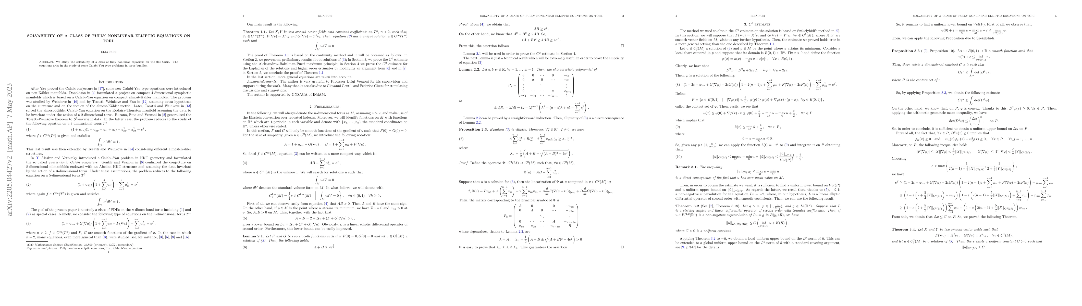Thumbnail for Solvability of a class of fully nonlinear elliptic equations on tori