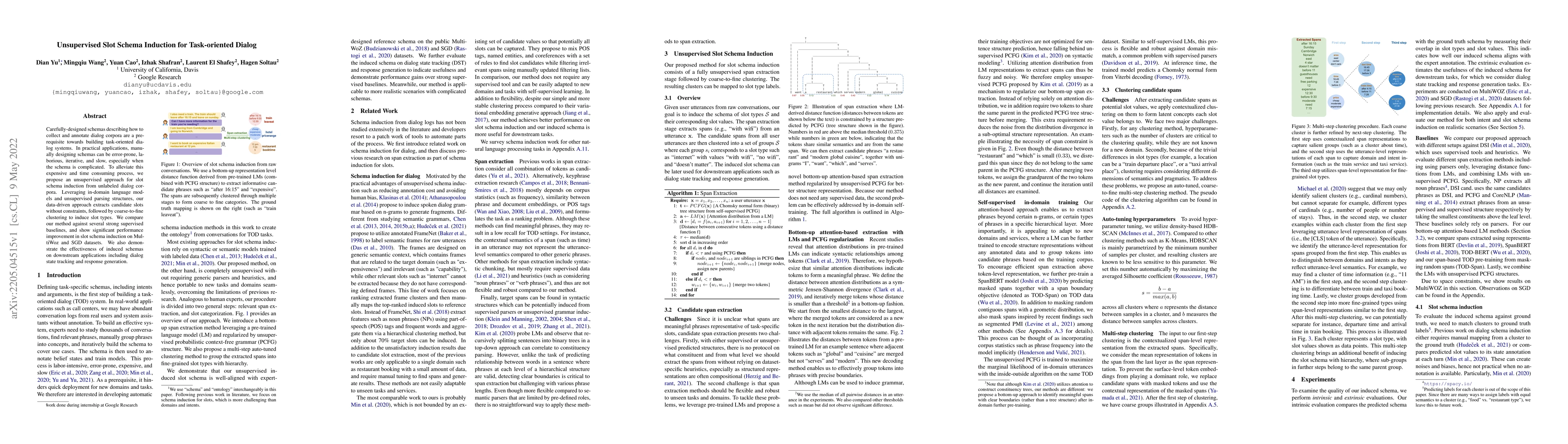 Thumbnail for Unsupervised Slot Schema Induction for Task-oriented Dialog