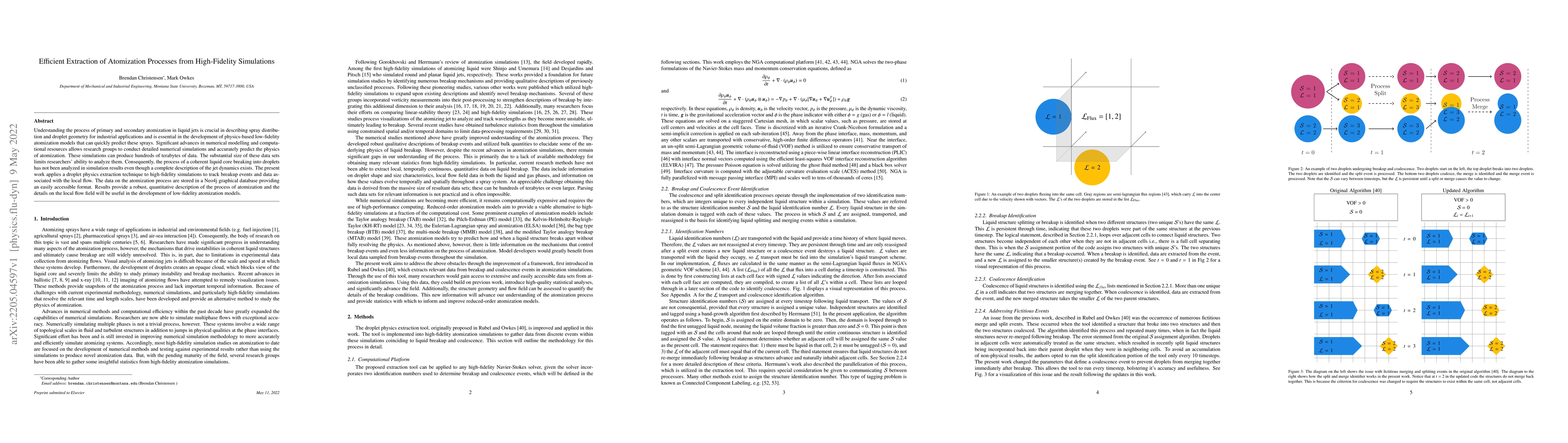 Thumbnail for Efficient Extraction of Atomization Processes from High-Fidelity
  Simulations