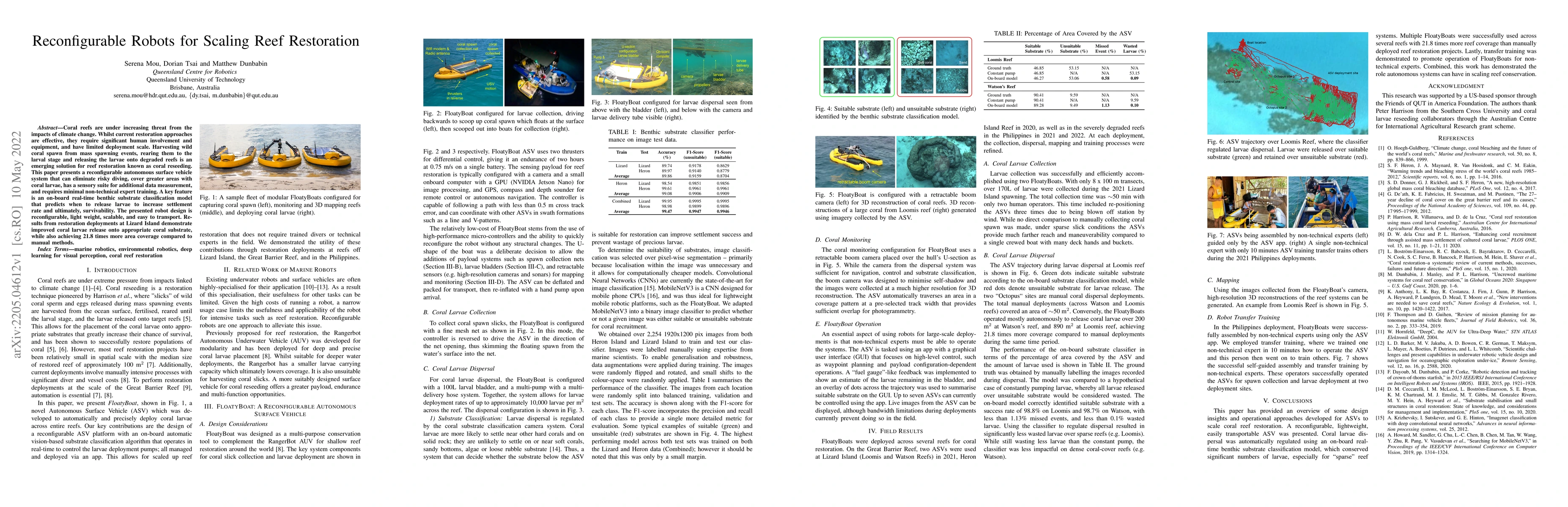 Thumbnail for Reconfigurable Robots for Scaling Reef Restoration