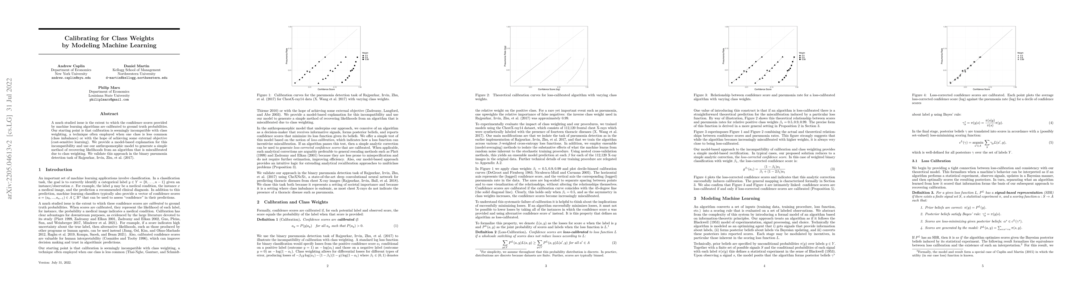 Thumbnail for Calibrating for Class Weights by Modeling Machine Learning