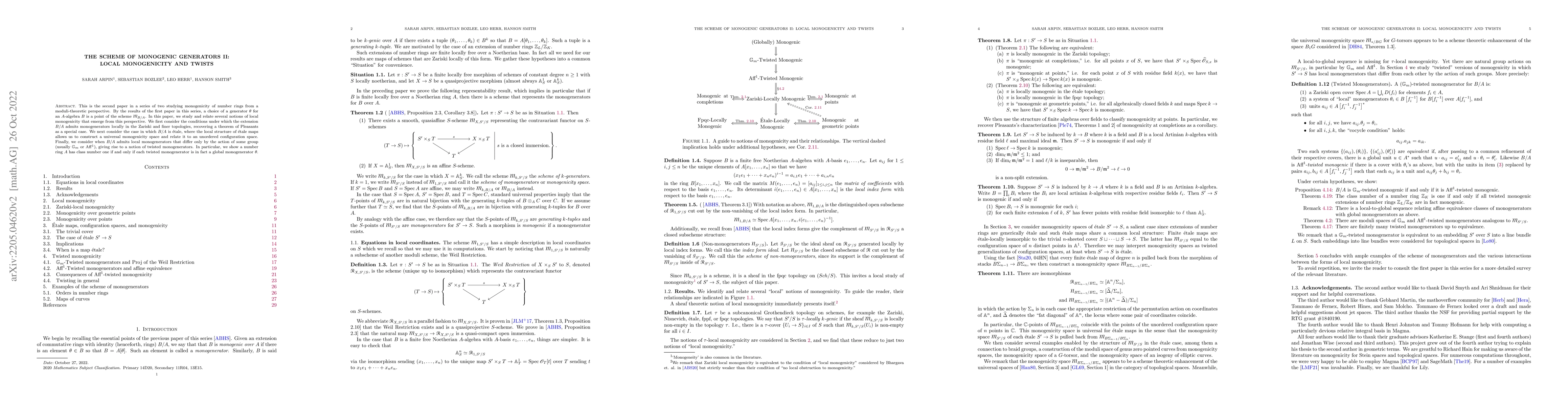 Thumbnail for The Scheme of Monogenic Generators II: Local Monogenicity and Twists