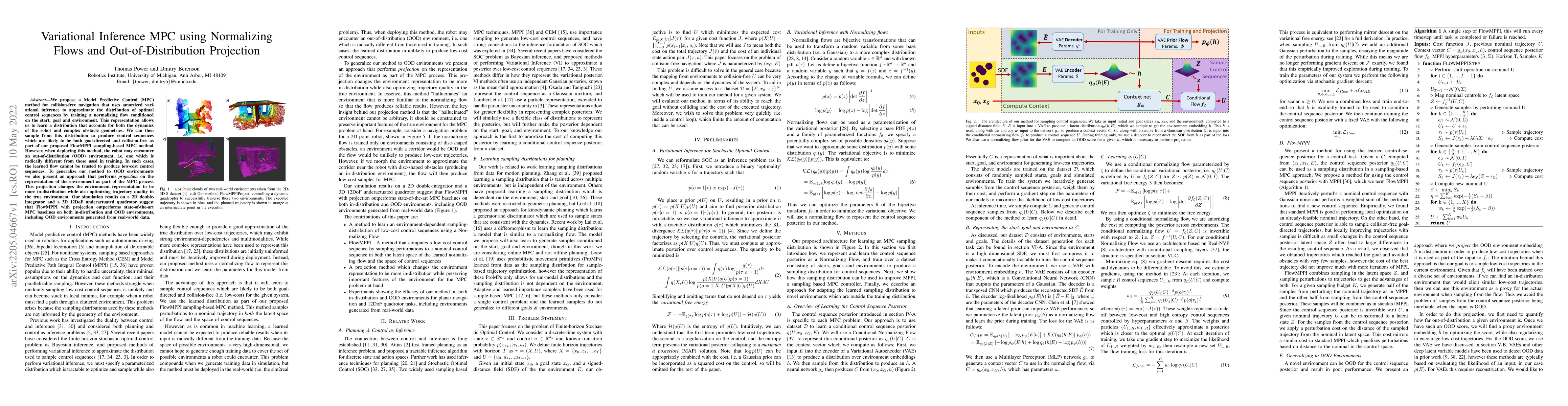 Thumbnail for Variational Inference MPC using Normalizing Flows and
  Out-of-Distribution Projection