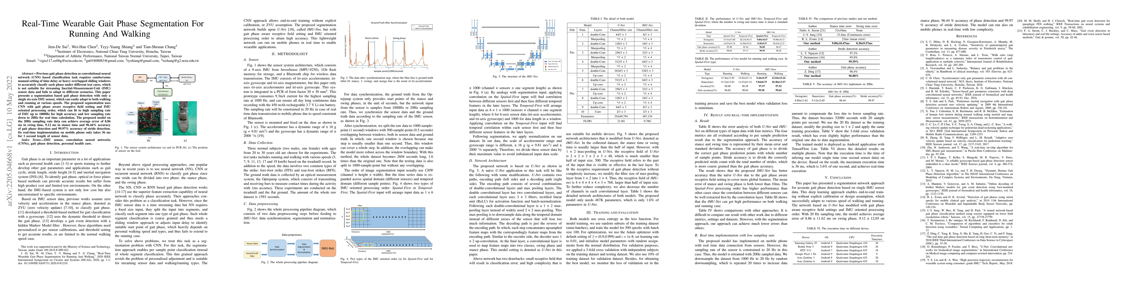 Thumbnail for Real-Time Wearable Gait Phase Segmentation For Running And Walking
