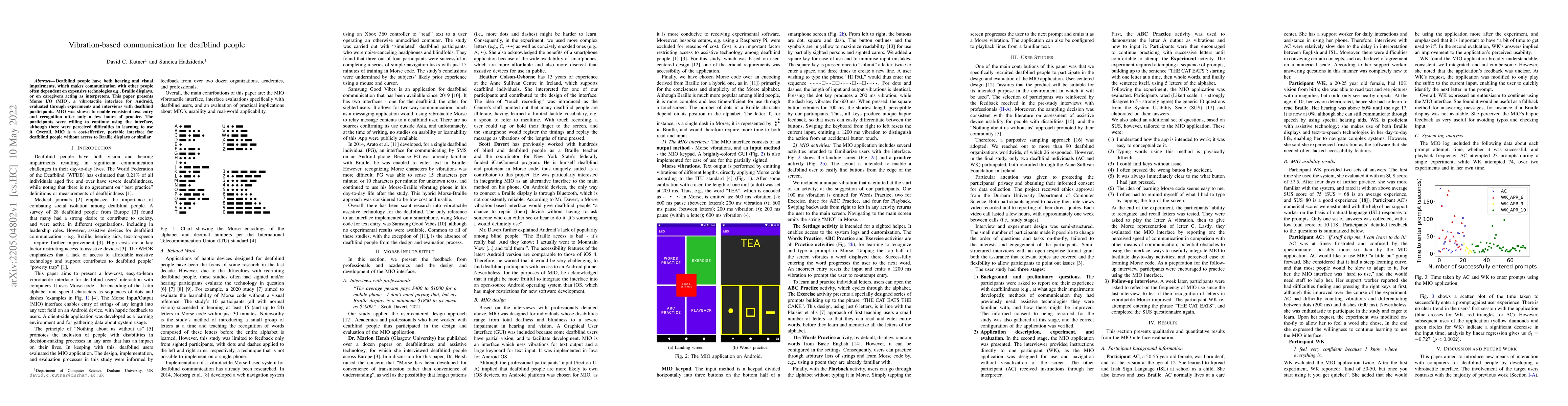 Thumbnail for Vibration-based communication for deafblind people