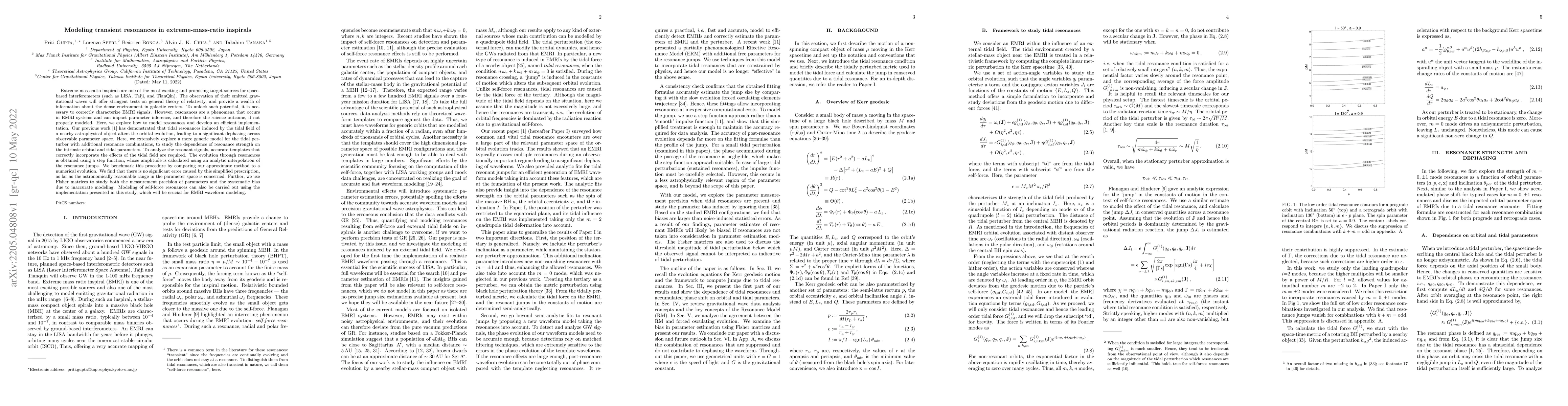 Thumbnail for Modeling transient resonances in extreme-mass-ratio inspirals