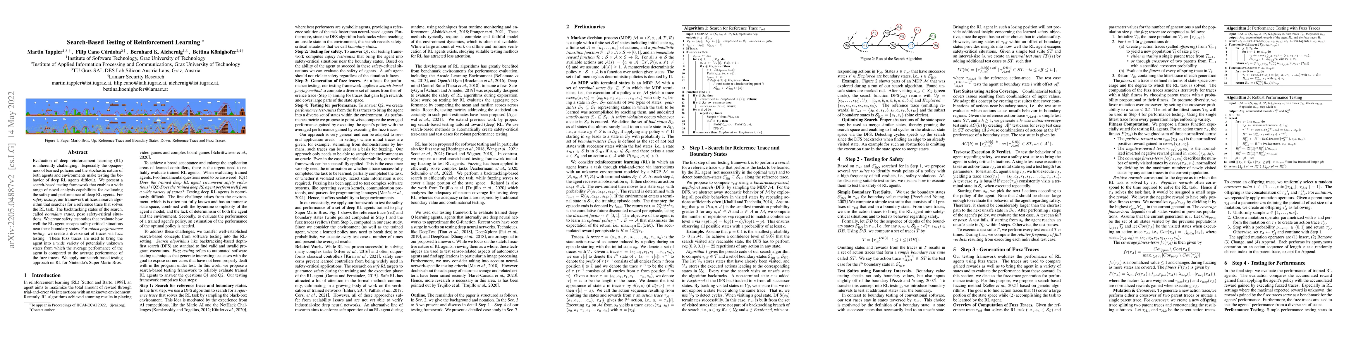 Thumbnail for Search-Based Testing of Reinforcement Learning