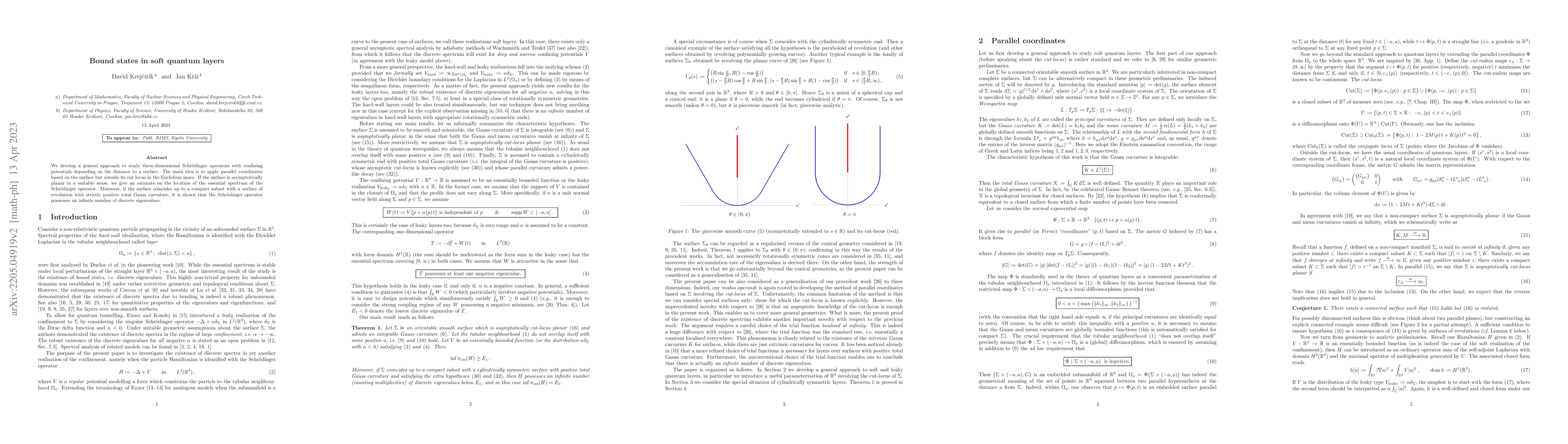 Thumbnail for Bound states in soft quantum layers