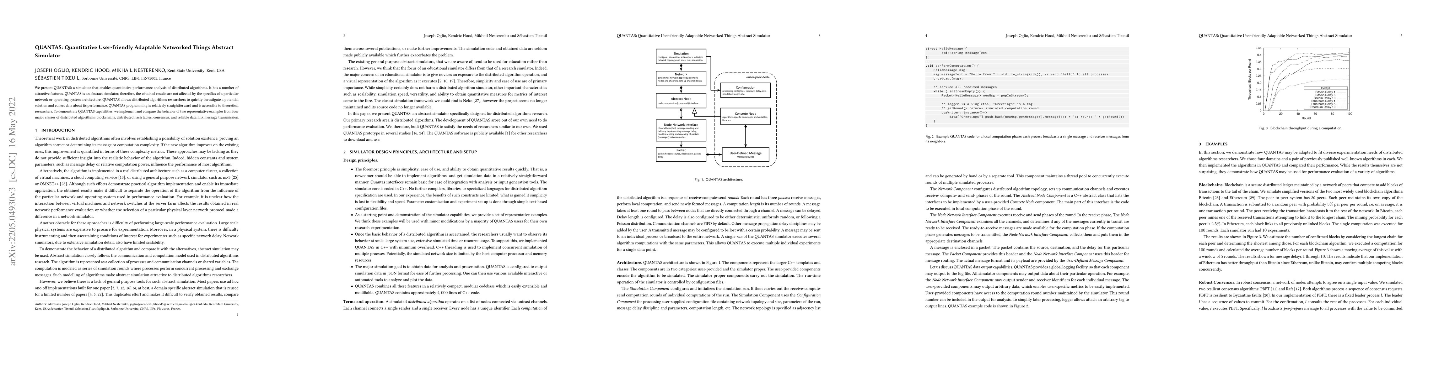 Thumbnail for QUANTAS: Quantitative User-friendly Adaptable Networked Things Abstract
  Simulator